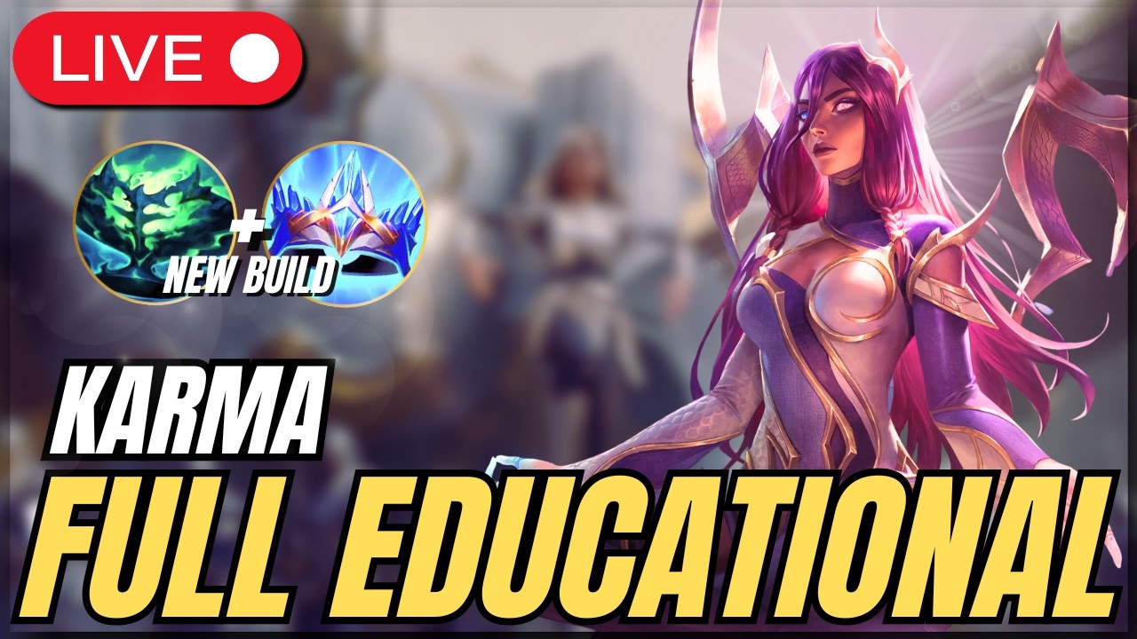 S16 KARMA NEW HEAL BUILD - Full Educational Games 1000LP Climb EUW