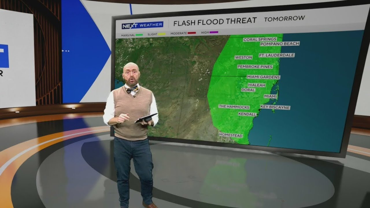 Tracking a possible flash flood threat for Sunday