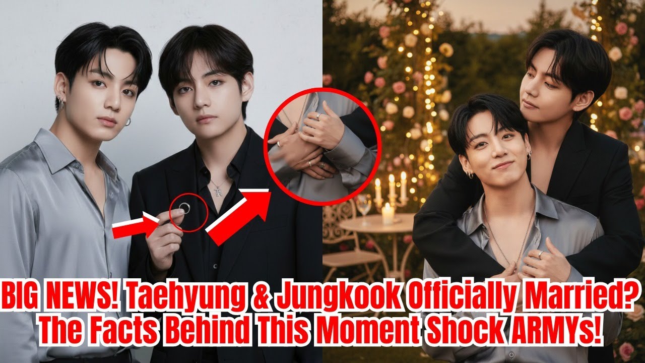 ARMYs Are Excited! Are Taehyung & Jungkook Officially Married?