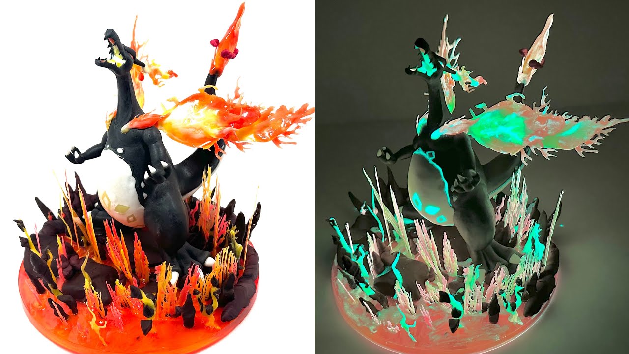 【蓄光】キョダイマックスリザードンを作ってみた/【Luminous】Charizard Gigantamax
