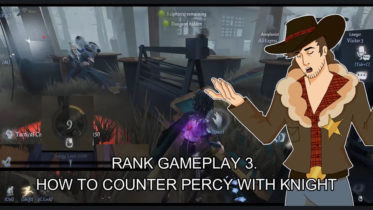 Rank gameplay 3. How to counter Percy with knight
