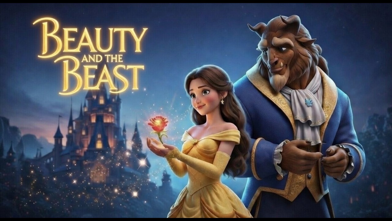 Beauty and the Beast | Bedtime stories for kids | Fairy tales for toddlers with Moral lessons