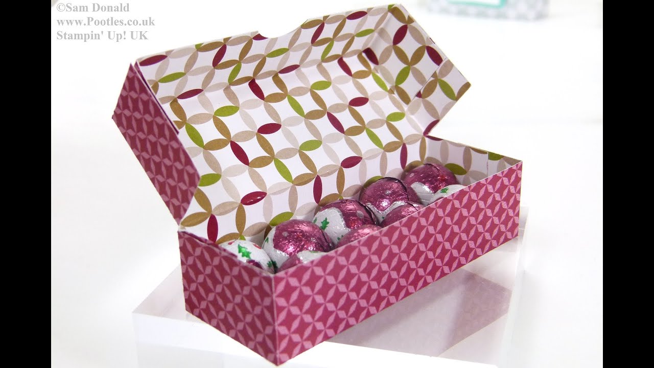 Stampin' Up! UK Advent Countdown 9 Sweetie Treat Box