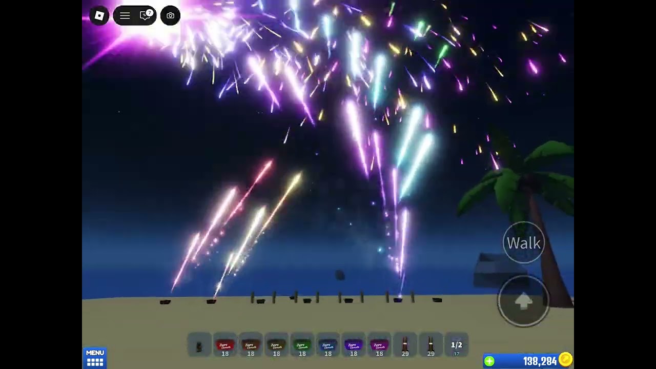 Firework show roblox firework playground
