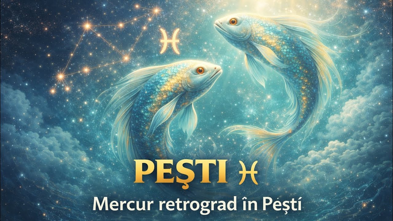 Pești ♓ | Mercur retrograd în Pești – Recalibrare personală și claritate interioară