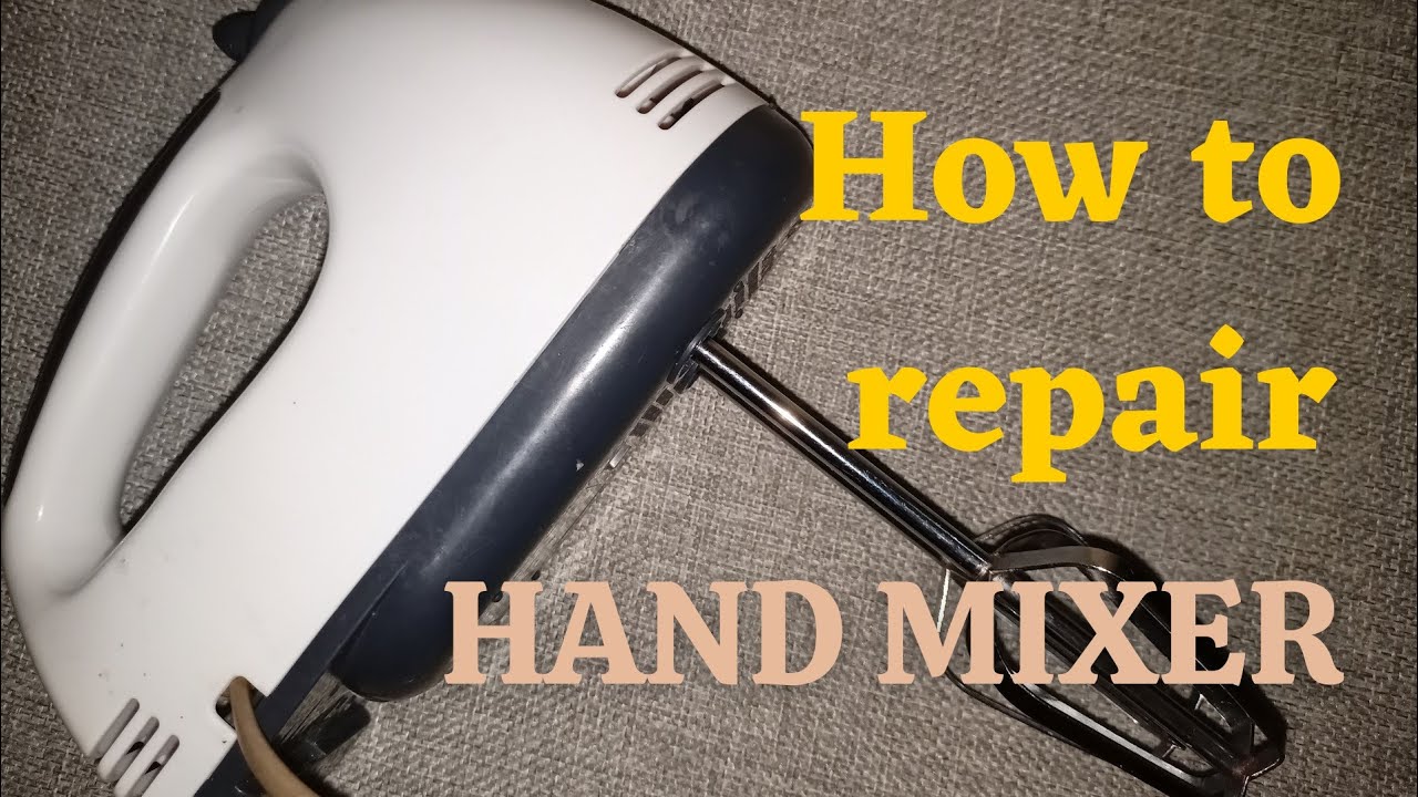 Hand Mixer Repair: Tagalog (Philippines)