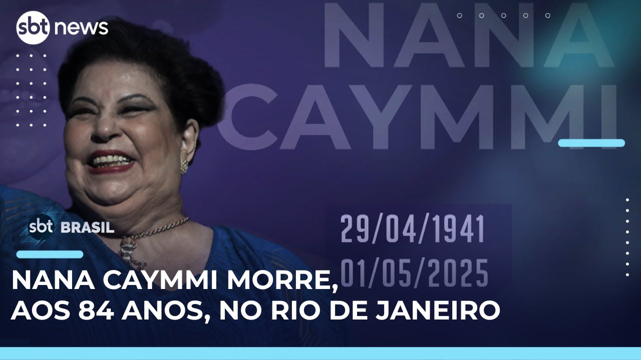 Morre cantora Nana Caymmi, uma das maiores vozes da música brasileira | SBT Brasil (01/05/25)