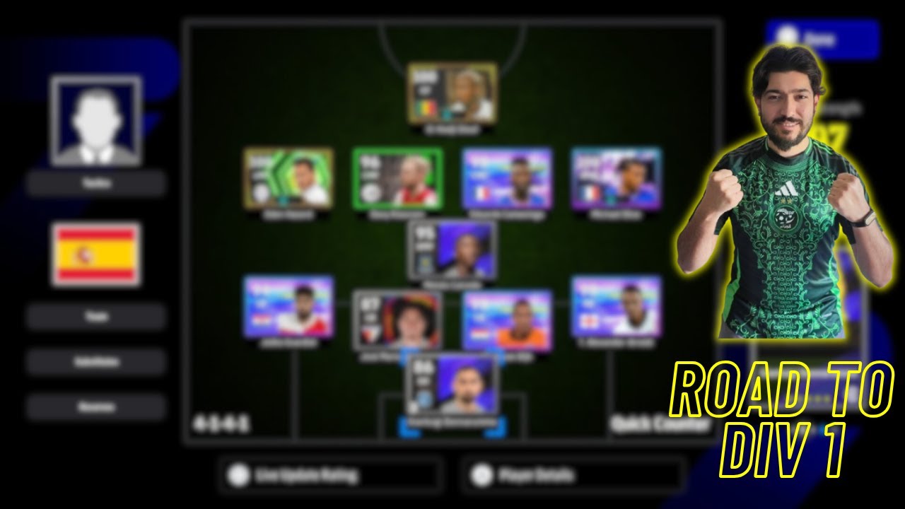 🚨 NUEVA TÁCTICA 4-1-4-1 EN ACCIÓN! 🧠