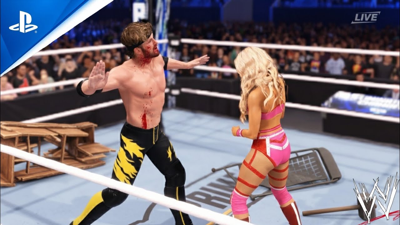 WWE 2026: Logan Pual vs the beauty #wwe