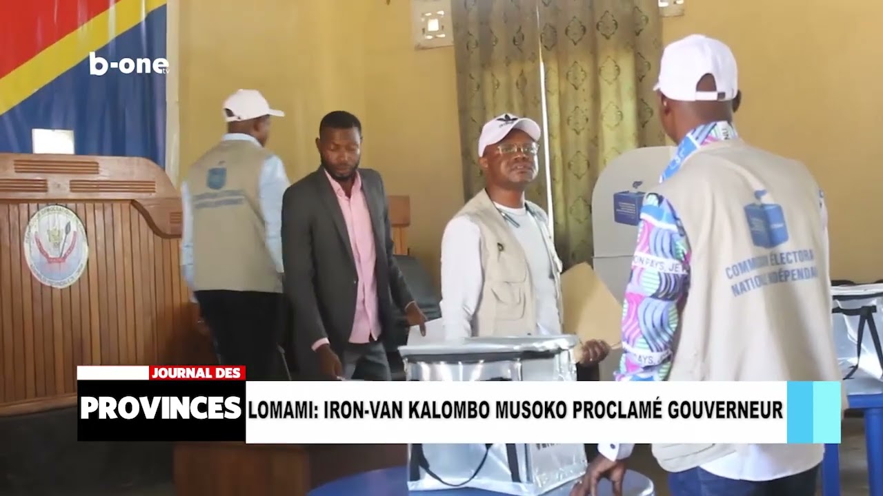 LOMAMI : Iron Van KALOMBO MUSOKO proclamé gouverneur