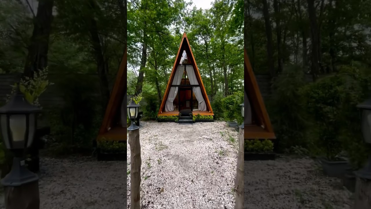 А-фрейм домик, Маленткий но очень уютный афрейм