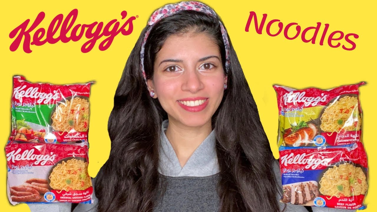 تجربة منتجات اندومي كيلوجز نودلز 🍜