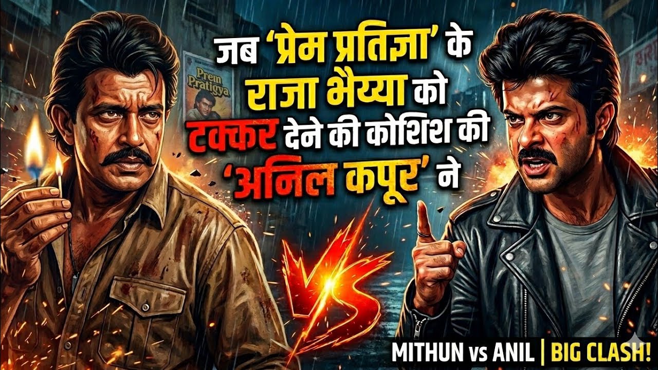 जब 'प्रेम प्रतिज्ञा' के राजा भैय्या को टक्कर देने की कोशिश की 'अनिल कपूर' ने | Mithun Chakraborty |