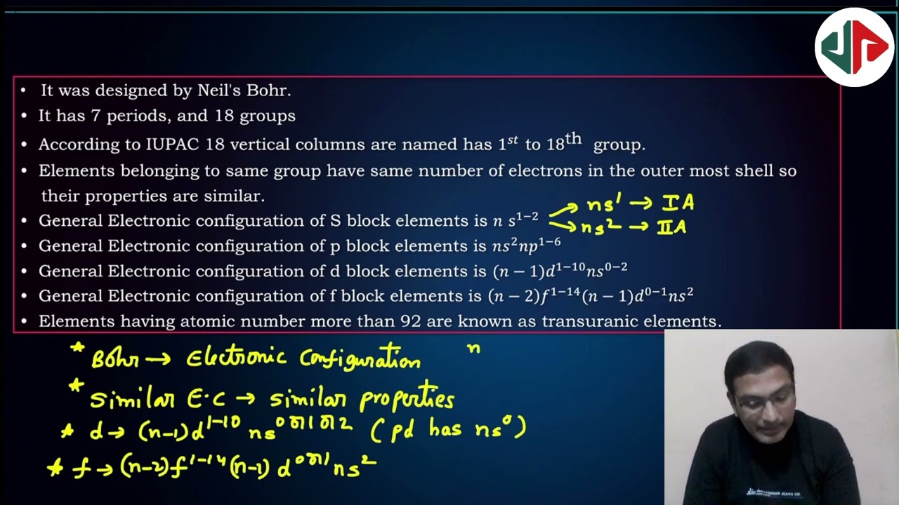 DAY 4 _ Periodic Table - Synopsis || JS Academic Solutions