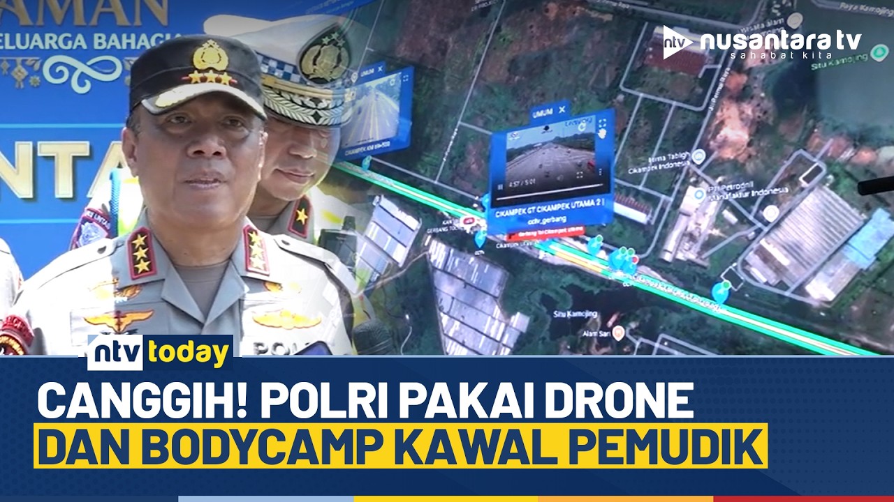 Wakapolri Pantau Arus Mudik Operasi Ketupat 2026, Teknologi Drone Dikerahkan! | NTV TODAY
