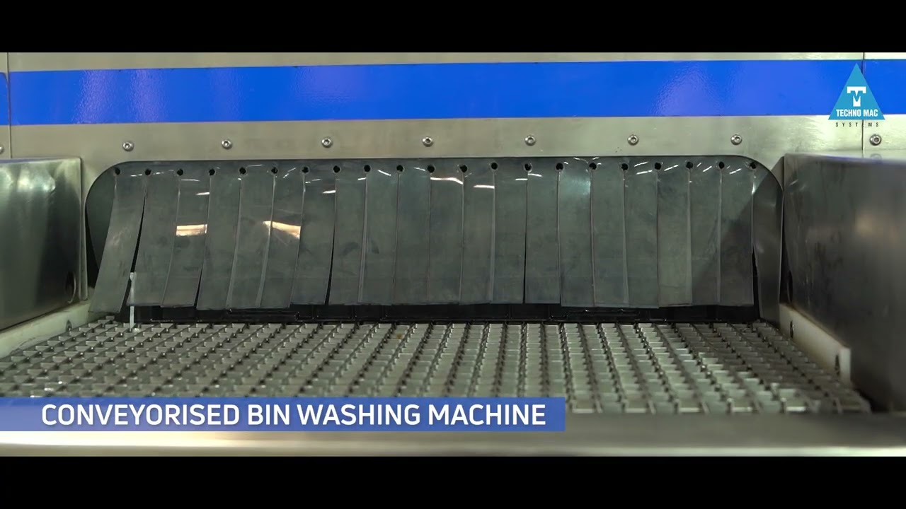 Conveyorised cleaning washing machines