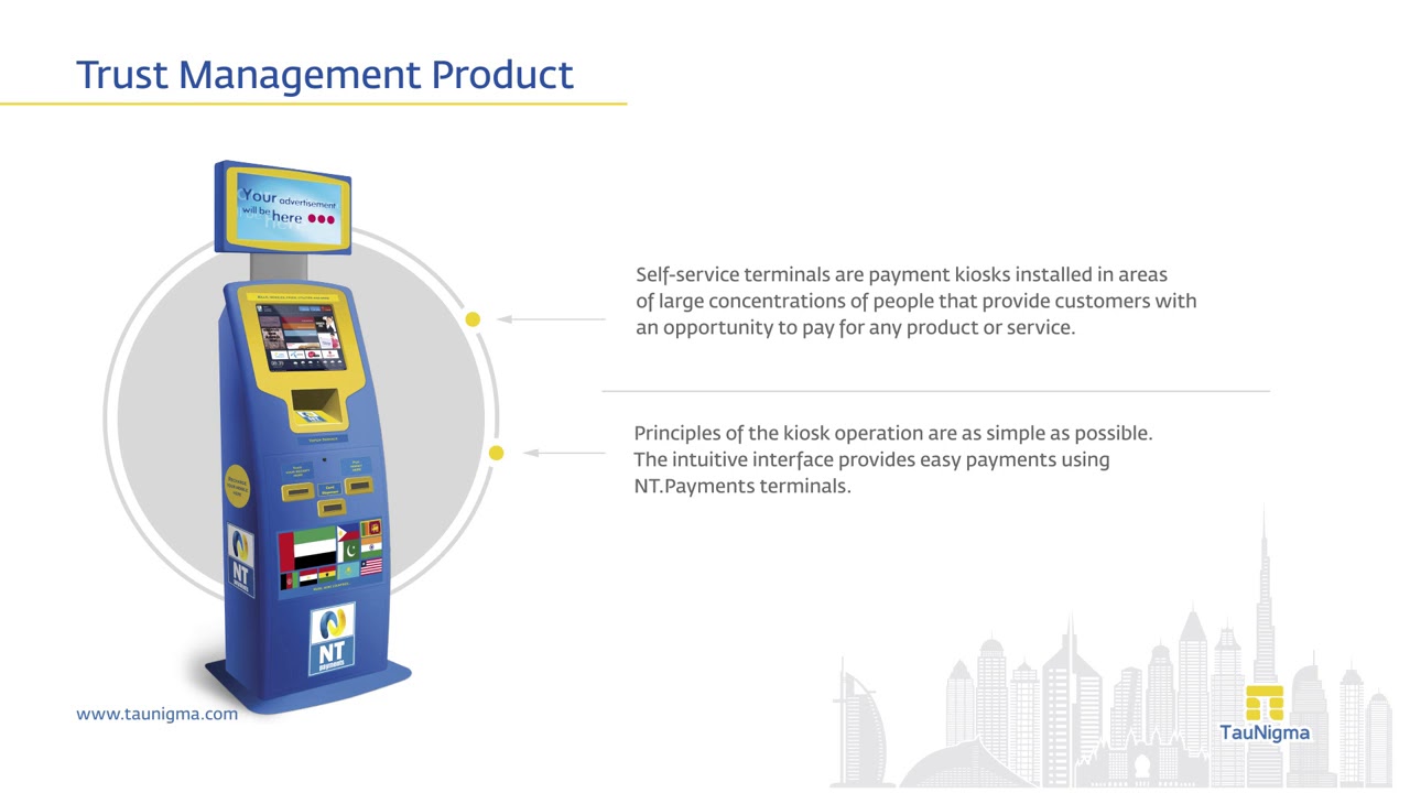 Taunigma Kiosk presentation - NT  Payments kiosk - A perfect solution for investors