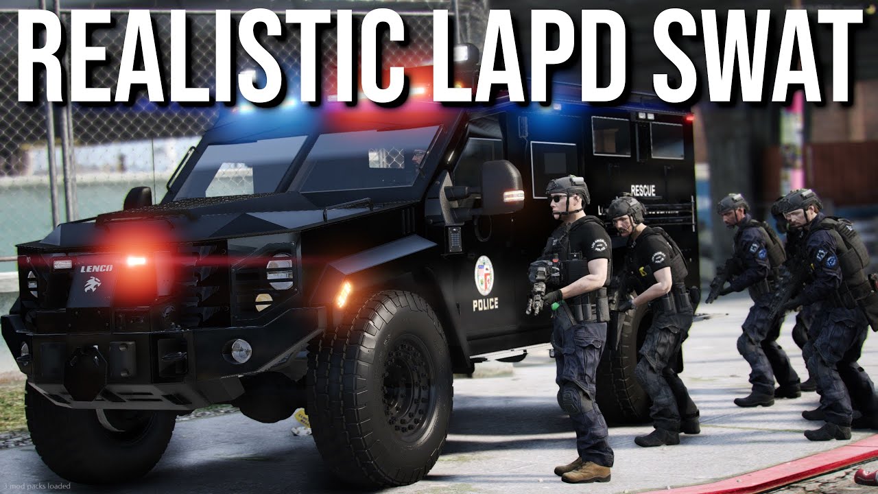 This Shootout was Insane! LAPD SWAT in GTA 5 RP