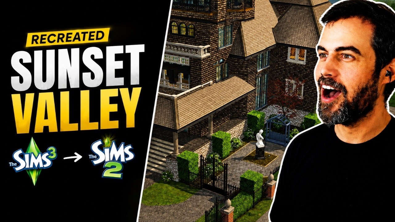 They Rebuilt The Sims 3 Sunset Valley in The Sims 2 and It&rsquo;s Insane