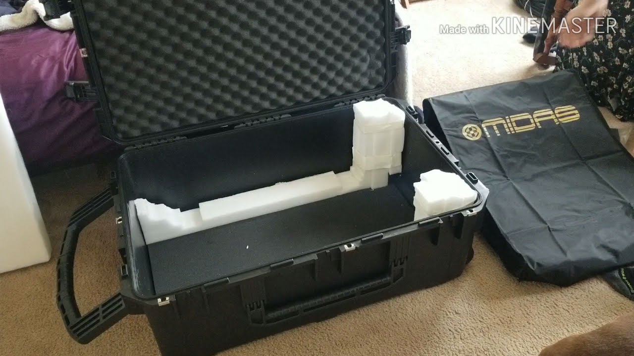 Midas M32 - Making an SKB Pelican Style Case for M32R