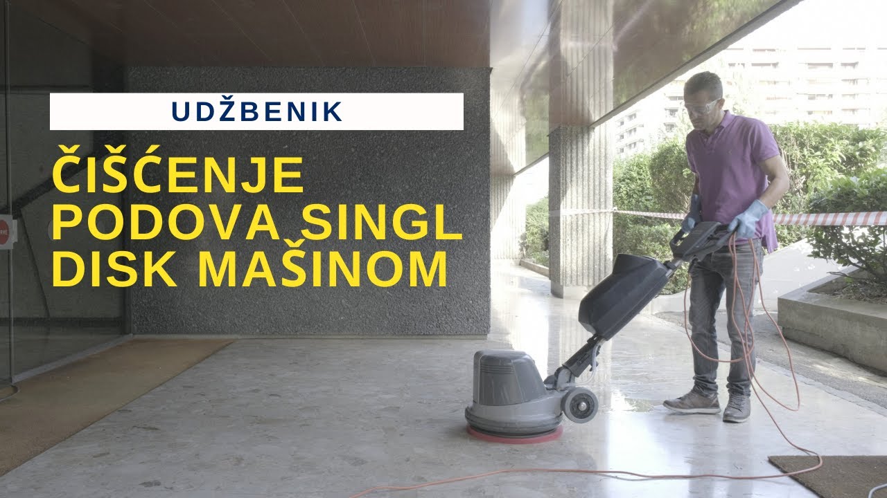HBS No10 Čišćenje podova singl disk mašinom