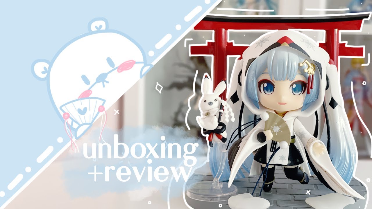 The BEST Snow Miku ?? | Snow Miku 2018 Crane Priestess Nendoroid Unboxing & Review