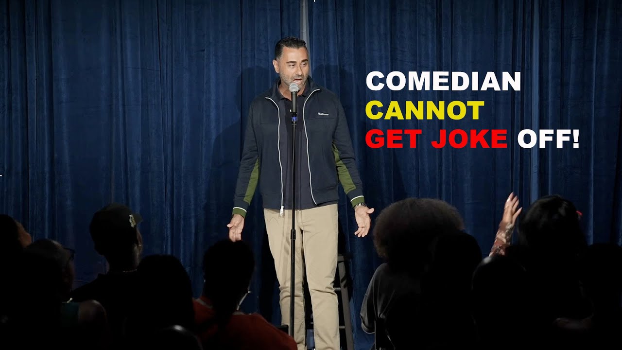 Comedian Cannot Get Joke Off