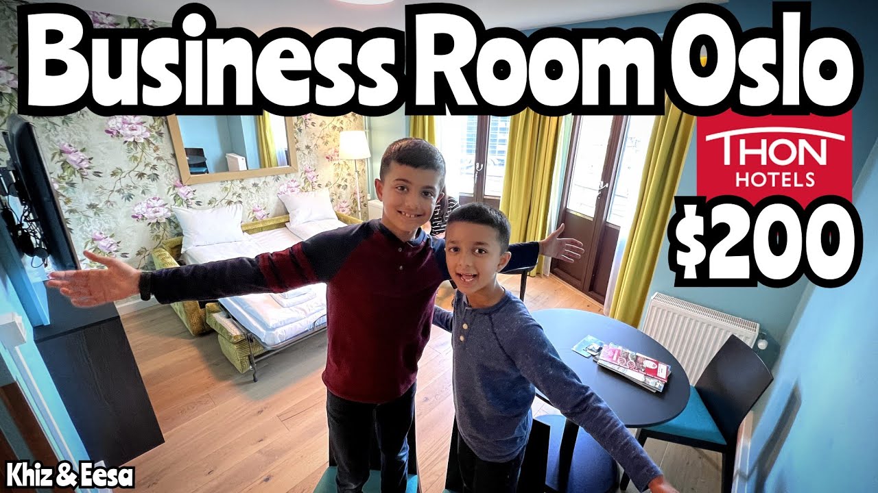Thon Slottsparken Hotel - Room Tour and Parking (Our 1st Norwegian Hotel)