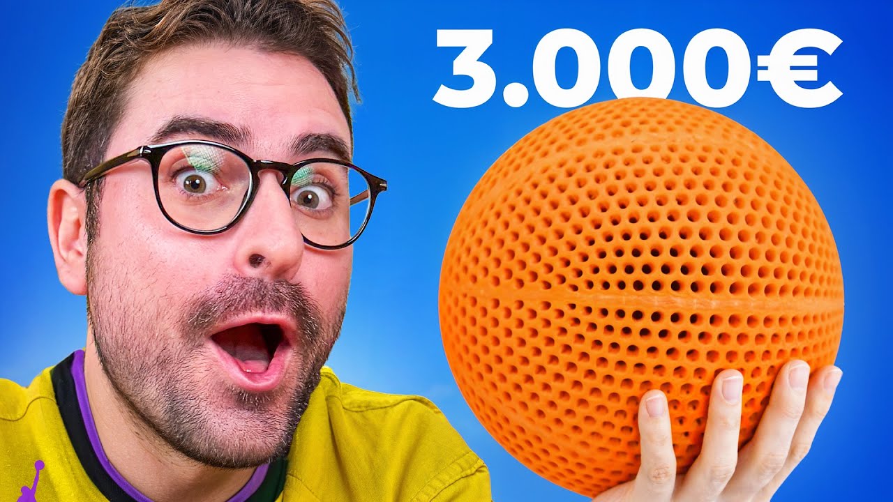 Ho STAMPATO in 3D la PALLA da BASKET senza ARIA! (risparmio 3000€)