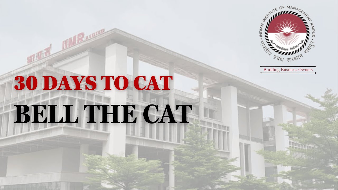 IIM RAIPUR | 30 Days to CAT | Sectional Strategy | CAT 2025