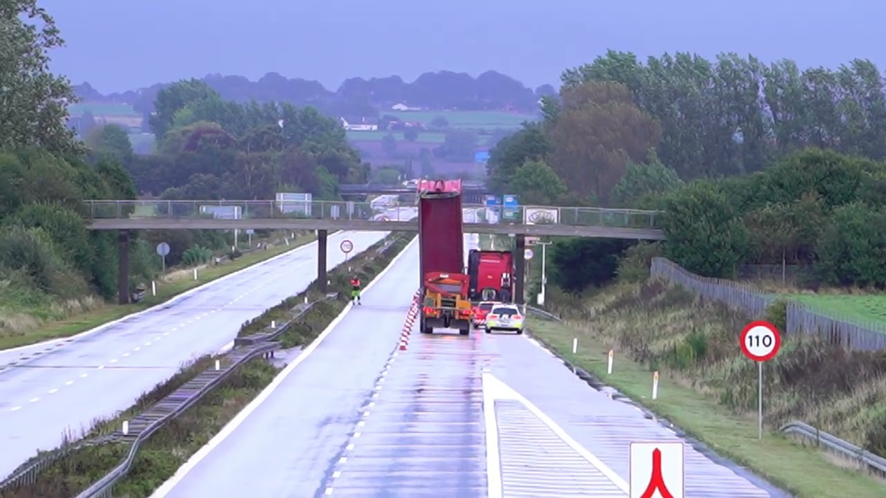 16.09.2025 Vemmelev : Kaos på Vestmotorvejen