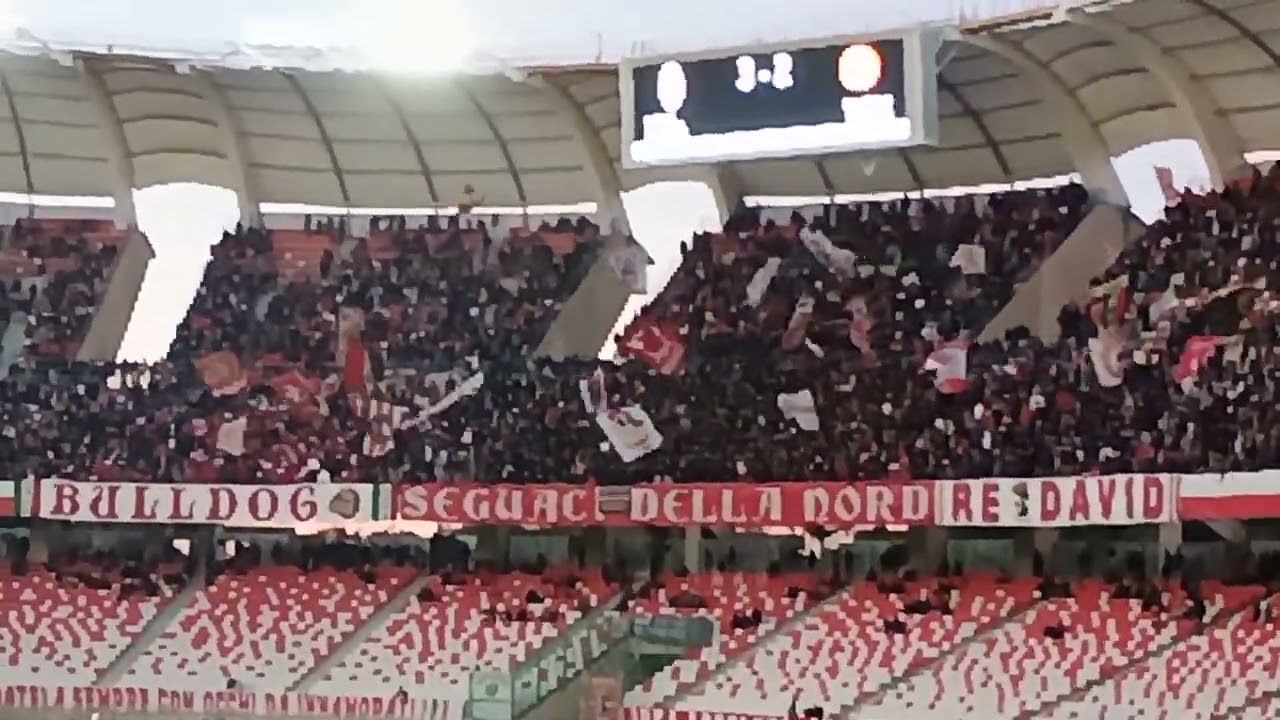 SSC Bari - AS Cittadella: 3-2 ENTUSIASMO IN CURVA NORD I TIFOSI CANTANO 🎶FORZA BARI ALÈ 🎶