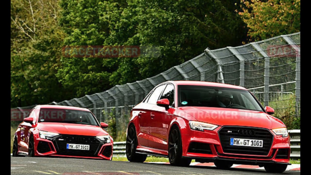 Nürburgring Nordschleife NOS BTG 04.10.24 Turn 3 Audi RS3 8Y vor Audi S3 8V getunt beide auf Cup2