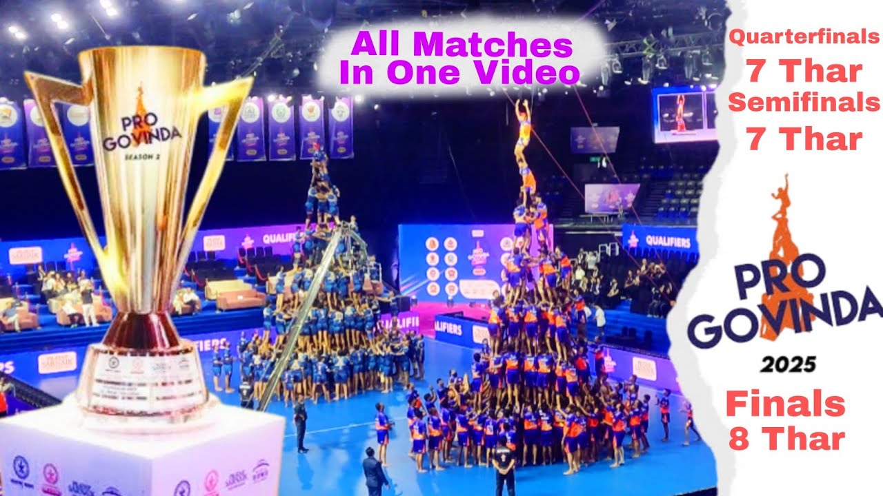 PRO GOVINDA 2025 | FINAL | SEMI FINAL | QUATERFINAL | ALL MATCHES | DAY 3 |SEASON 3 |WORLI DOME |