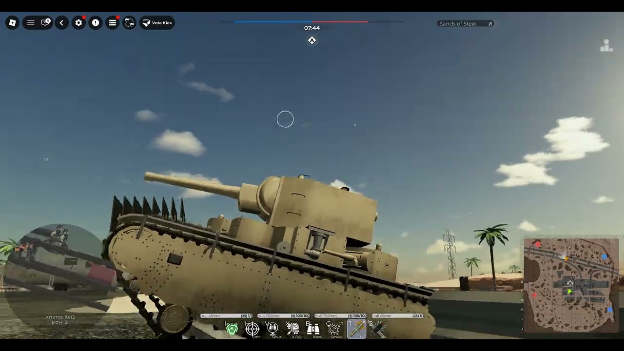 i used the biggest vehicles i made in cursed tank simulator!!