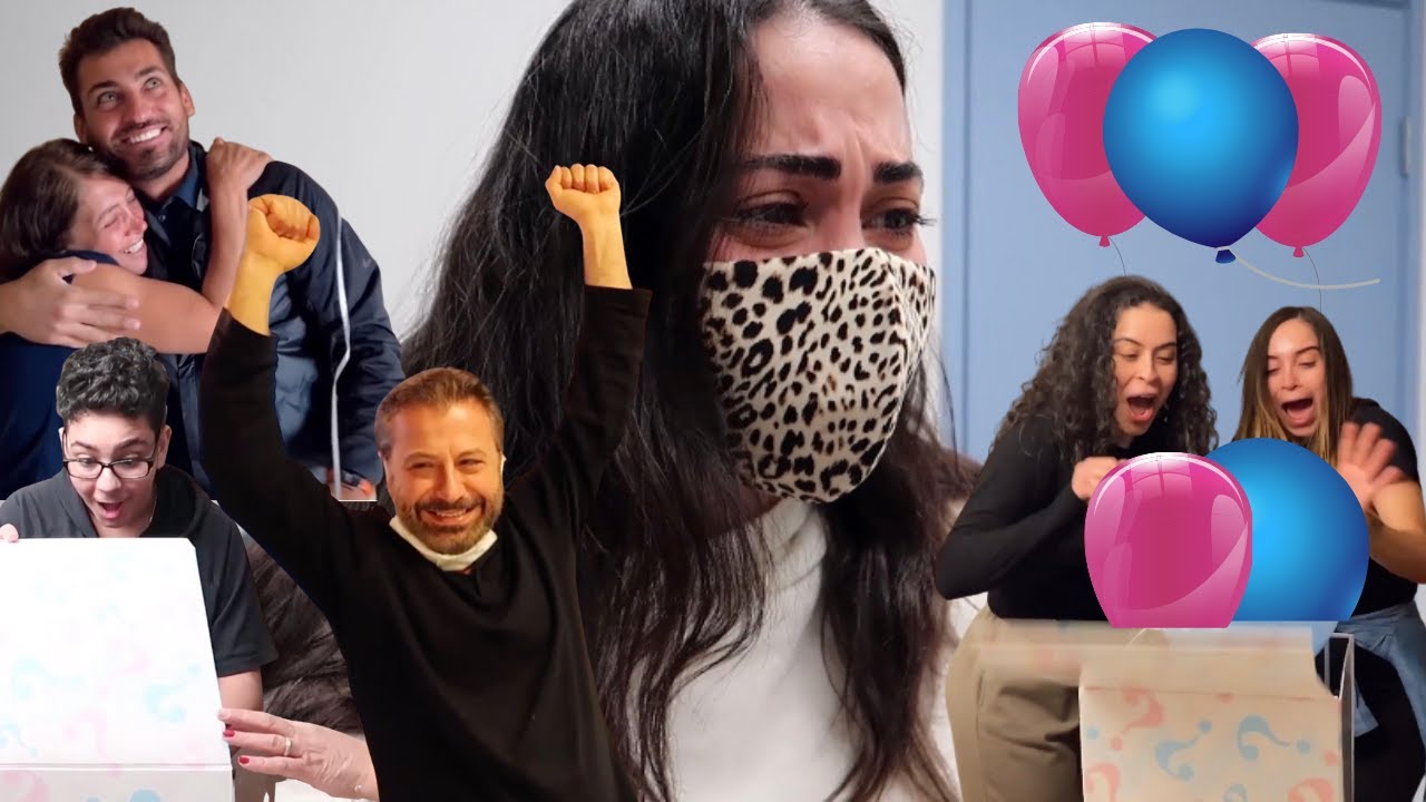 Finding out my baby’s gender | FAMILY + FRIENDS REACTION