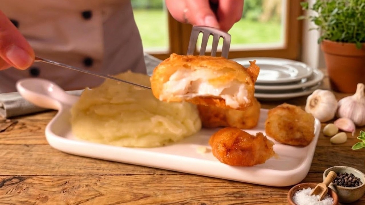 Почему все сходят с ума от этой греческой жареной рыбы 🤤? Лучше, чем «фиш-энд-чипс»