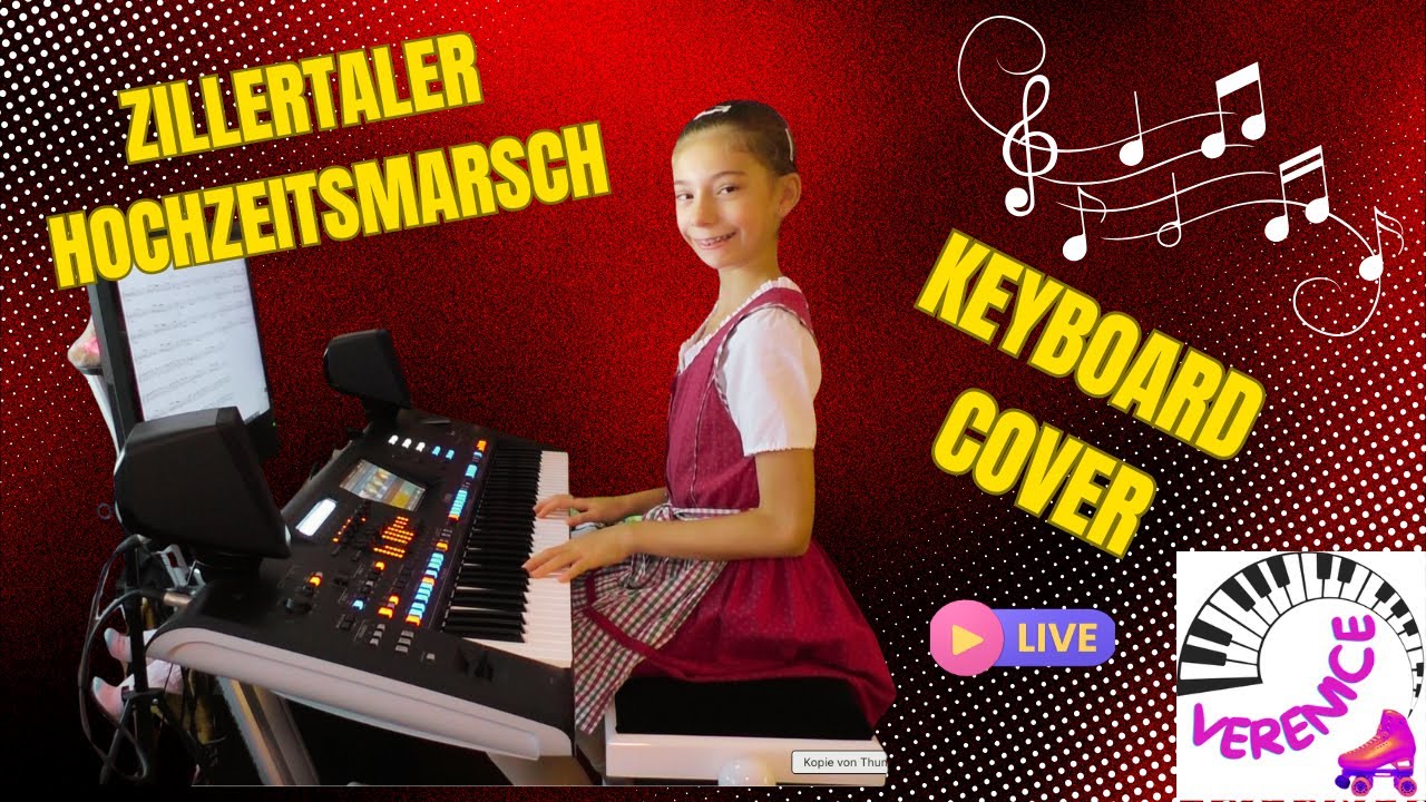 🎹 Zillertaler Hochzeitsmarsch – Keyboard Cover von Verenice 🎵 Volksmusik-Spaß für Groß & Klein!