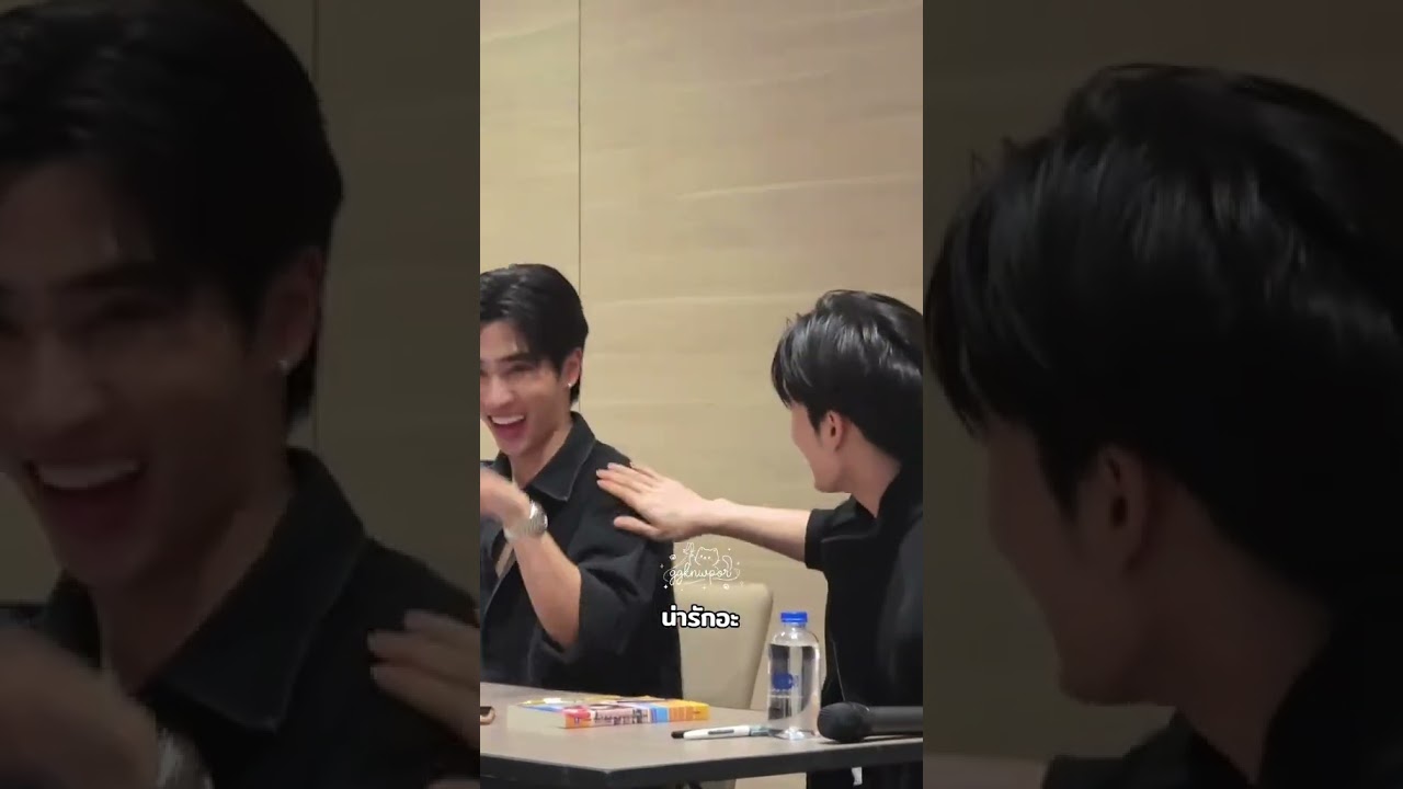 just Perth can't handle himself bcoz of Santa's cuteness 😆 