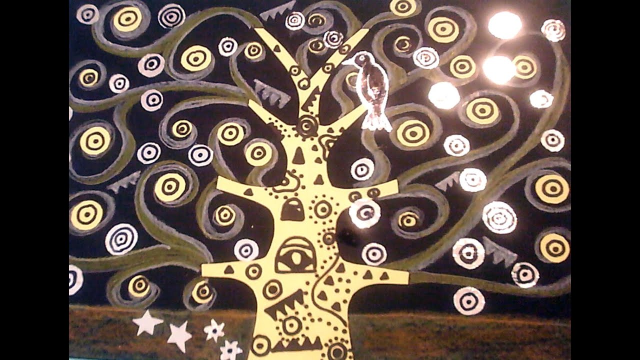 ALBERO DELLA VITA IN STILE KLIMT -tutorial