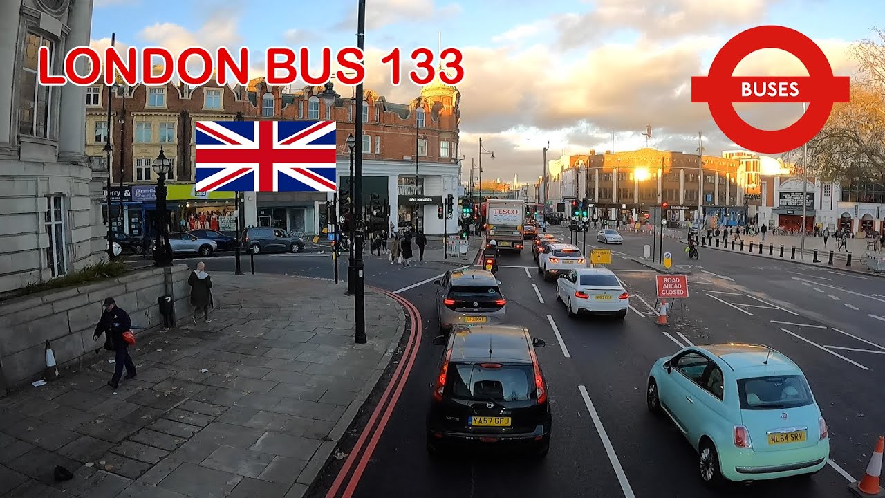 London Bus Route 133 | Streatham Station Ride to Liverpool Street Station