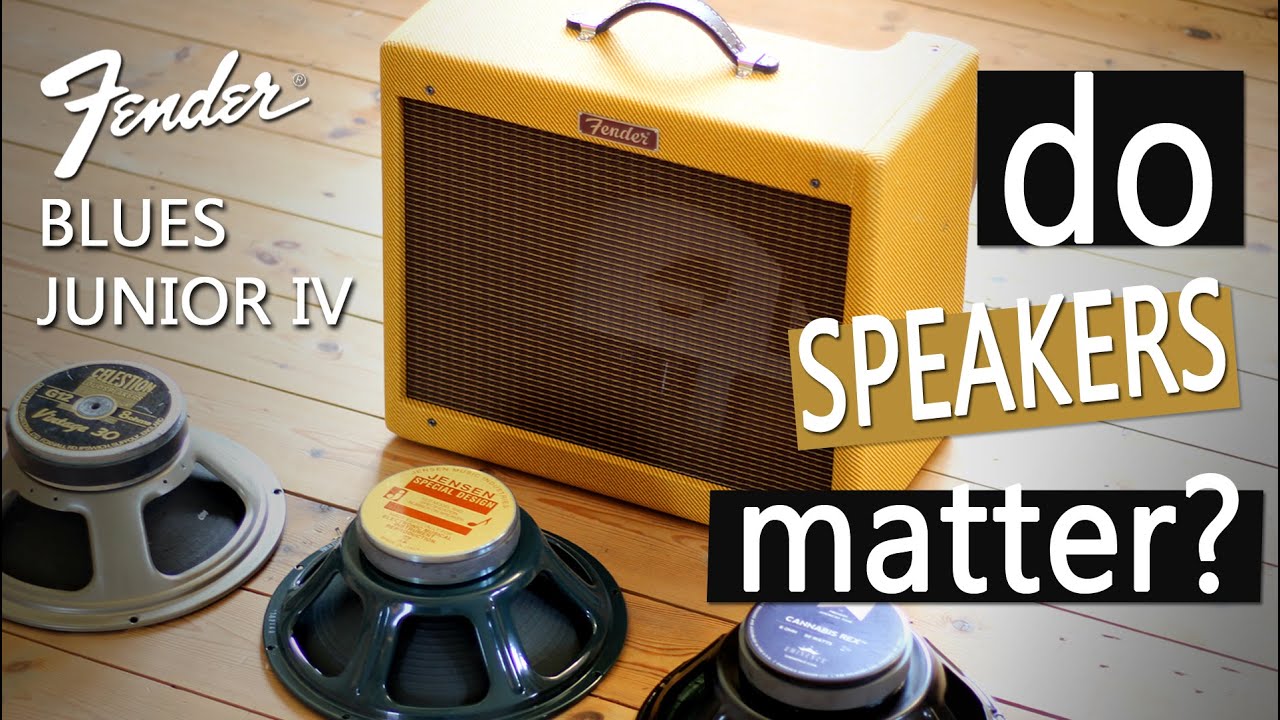 Fender BLUES JUNIOR IV Speaker Shootout