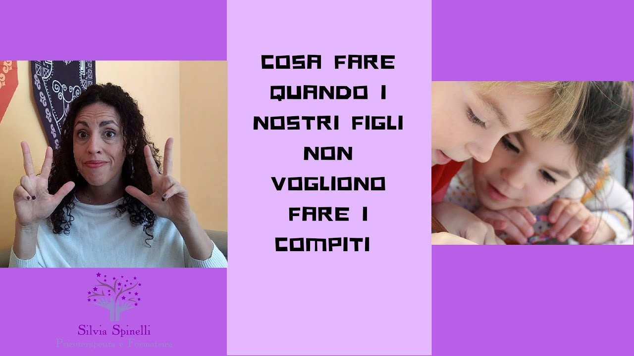 Cosa fare quando tuo figlio non vuole fare i compiti