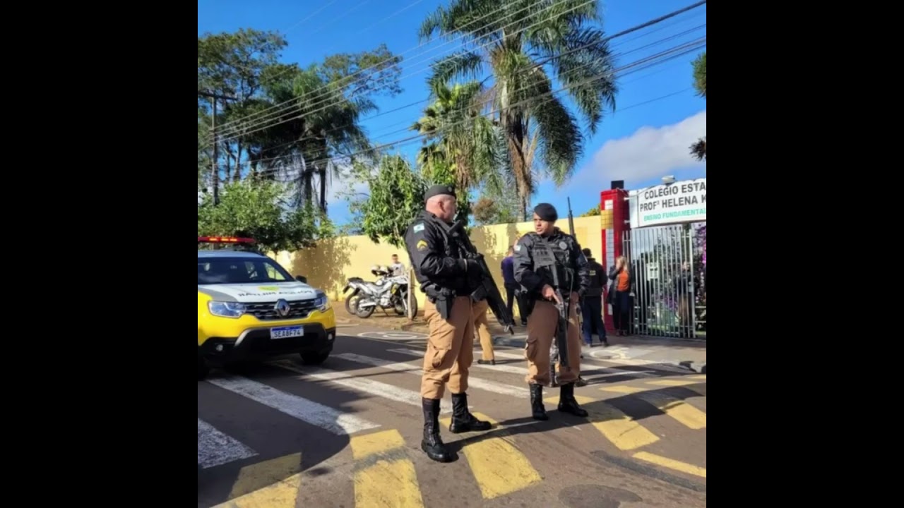 🚨 Ex-aluno invade escola e mata estudante a tiros em Camb&eacute;, no Paran&aacute;.