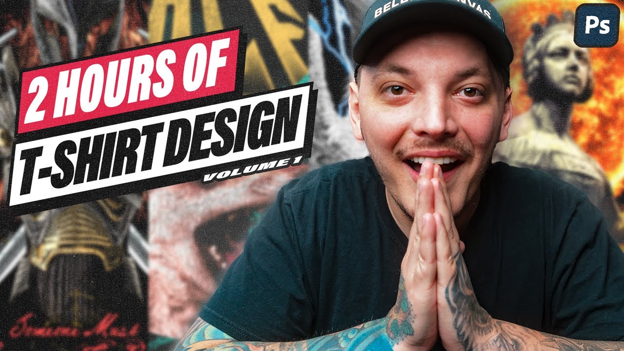 Enjoy 2 Hours of T-Shirt Design Tutorials