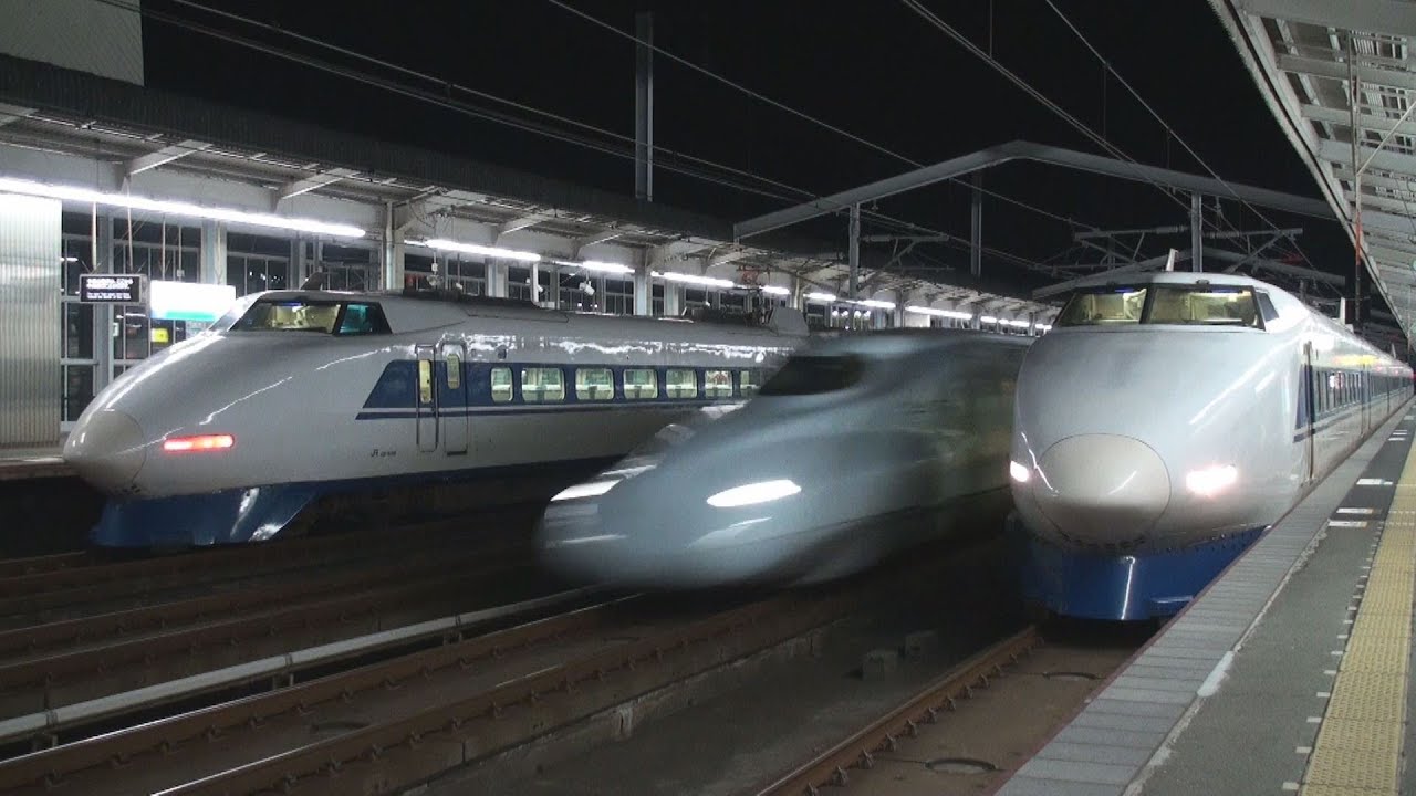 さよなら100系新幹線 国鉄色の共演 新下関駅 【Shinkansen 100 series】