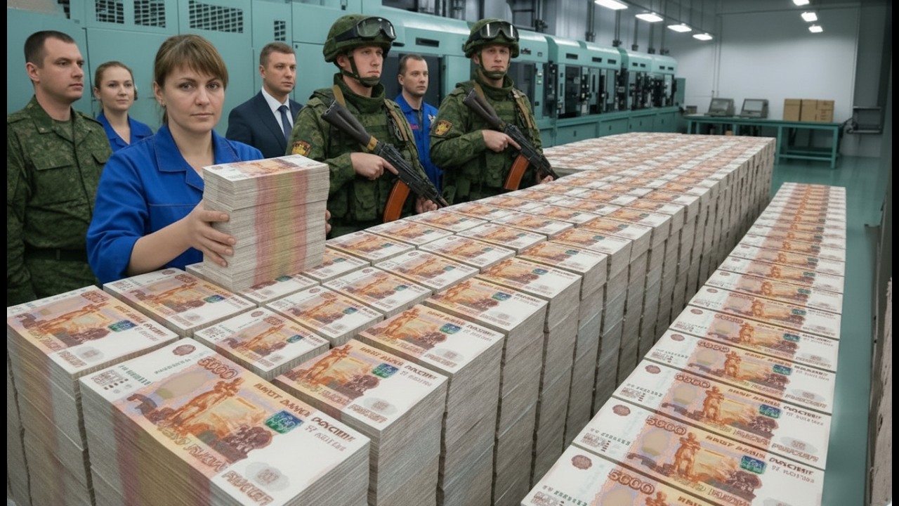 Inside Russia Money Making Factory | How Russian Rubles Are Made – Full Process