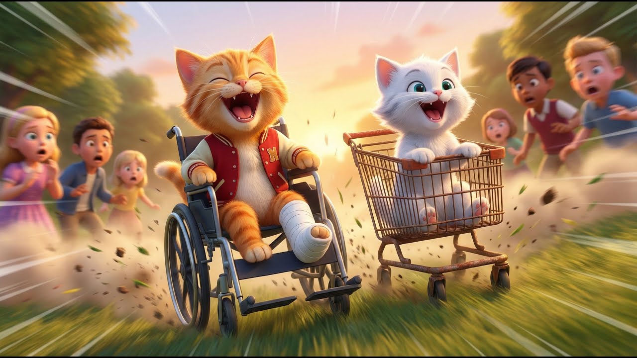 Rich Kitten in Wheelchair vs Poor Kitten in Rusty Cart! 🏎️🛒 | Who Won?