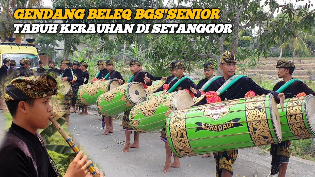 GENDANG BELEQ BAJANG GIRANG SURADADI SENIOR TABUH KERAUHAN DI SEBELAH MARKAS GB SETANGGOR