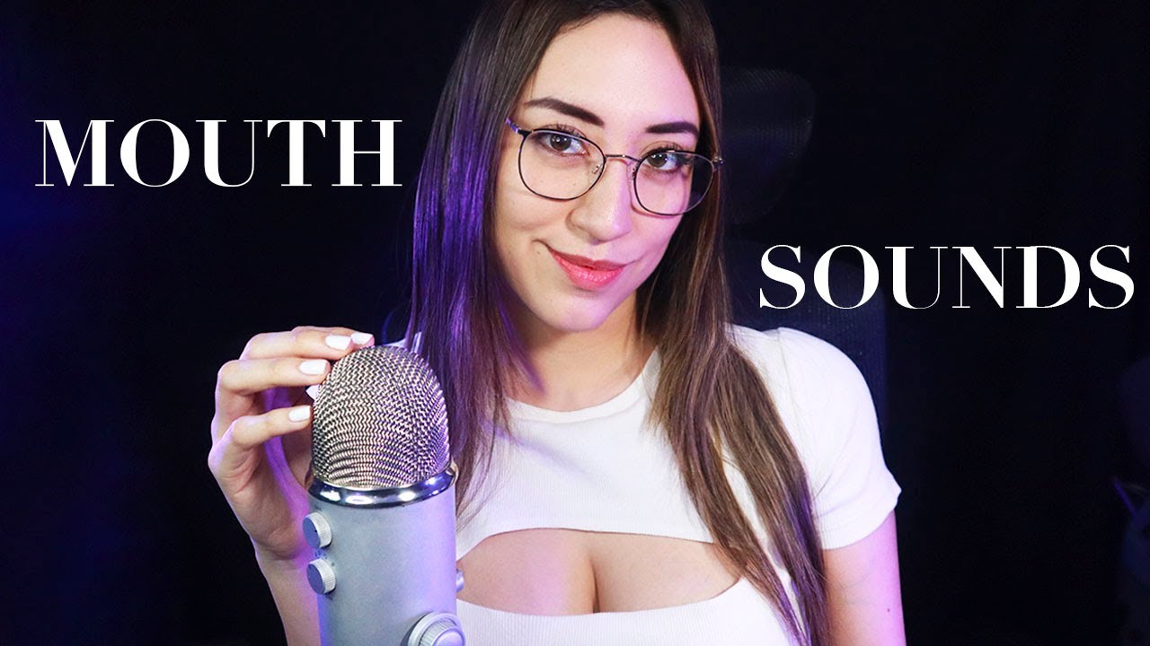 ASMR 🫦Mouth Sounds para ti 👄Kisses Spit Painting 🌙 para Dormir